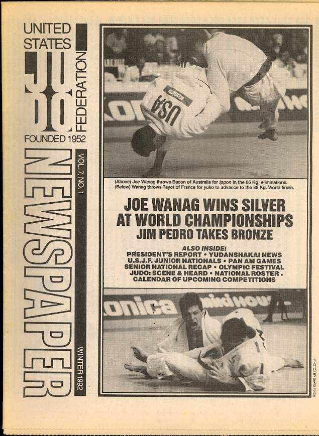 Winter 1991 United States Judo Federation Newspaper